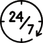 24/7 im Einsatz 24/7 Icon